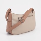 Сумка кросс-боди на молнии, цвет бежевый - Фото 2