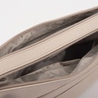 Сумка кросс-боди на молнии, цвет бежевый - Фото 3