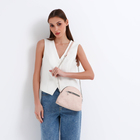 Кросс-боди на молнии, цвет бежевый - фото 24059190