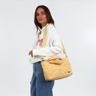 Сумка женская на молнии, цвет жёлтый - фото 27640354