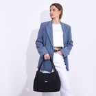 Сумка-тоут на молнии, цвет чёрный - Фото 4