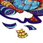 Пазл фигурный в рамке «Сова», на подложке, 76 деталей - Фото 3