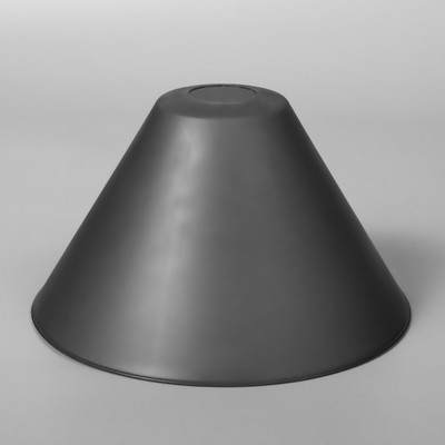 Плафон отдельный «Конус», Е27, дымчатый, 25×25×15 см