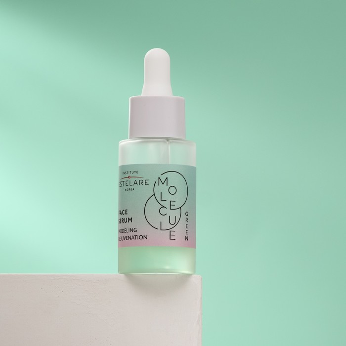 Пептидная моделирующая сыворотка "Institute Estelare", "Green MoLecuLe", для омоложения лица, 30 мл 29570