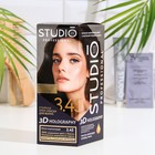 Стойкая крем-краска волос Studio Professional "3D Holography", тон 3.45 тёмно-каштановый, 115 мл - фото 318950117