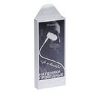Наушники Belsis BE1222, проводные, вакуумные, микрофон, jack 3.5, кабель 1.2 м, белые - фото 51301520 Наушники Belsis BE1222, проводные, вакуумные, микрофон, jack 3.5, кабель 1.2 м, белые - фото 51301520