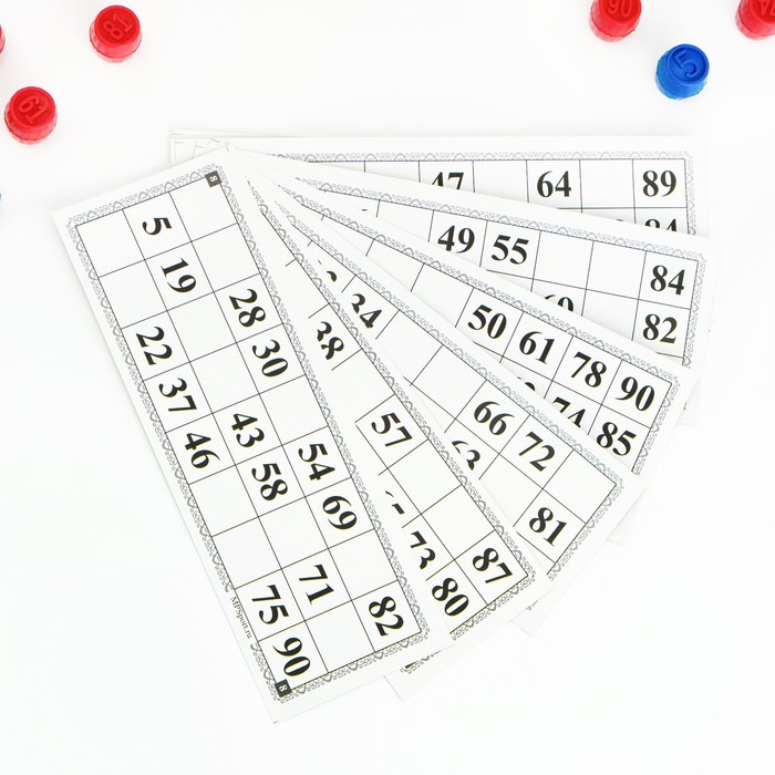 Русское лото "Классическое", 24 карточки, карточка 21 х 7.5 см, 24.5 х 8 см - фото 1911764017
