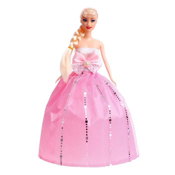 Кукла-модель «Лиза» в платье, МИКС, в пакете - Фото 1