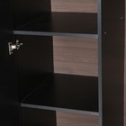 Шкаф распашной двухстворчатый «Клик Мебель. Мадера», 2 ящика, 900×500×2100 мм, цвет чёрный - Фото 4