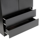 Шкаф распашной двухстворчатый «Клик Мебель. Мадера», 2 ящика, 900×500×2100 мм, цвет чёрный - Фото 5