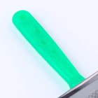 Пуходерка "Лапки" малая без капель, 6 х 12 см, зелёная 7437857