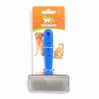 Пуходерка "Лапки" средняя без капель, 9 х 12 см, синяя - фото 809222389