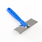 Пуходёрка «Лапки» средняя, 9×12 см, с каплями, синяя - Фото 3