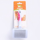 Пуходёрка с самоочисткой без капель, 8,5 х 15,5 см, бело-розовая - фото 809222399