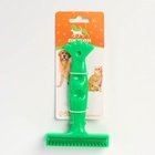 Расчёска-грабли «Лапка», 15×8.8 см, зелёная  (артикул 7437941)  большой выбор товаров оптом и в розницу по низким ценам с доставкой