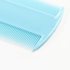 Расчёска для вычесывания блох, 8.8×5.2 см, светло-голубая - Фото 3