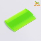 Расчёска для вычесывания блох, 8.8×5.2 см, светло-зелёная - Фото 1