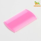 Расчёска для вычесывания блох, 8,8 х 5,2 см, светло-розовая - Фото 1