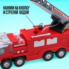 Машина «Пожарная», стреляет водой, русская озвучка, световые и звуковые эффекты - фото 3584039
