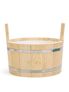 Шайка для бани и сауны «Русский узор», 8 л, деревянная, пластиковая вставка, «Добропаровъ» - фото 51858535