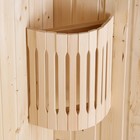 Абажур для бани и сауны «Кинжал», липа, настенный, угловой, «Добропаровъ» - Фото 2