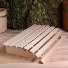 Подголовник для бани и сауны, 60×35.5×9 см, липа, «Добропаровъ» - Фото 2