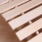 Подголовник для бани и сауны, 60×35.5×9 см, липа, «Добропаровъ» - Фото 3