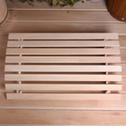 Подголовник для бани и сауны, 60×35.5×9 см, липа, «Добропаровъ» - Фото 4