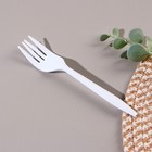 Вилка столовая одноразовая «БИО ЭКО стандарт S», белая (комплект 50 шт) - фото 21665954