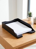 Лоток горизонтальный для бумаг Calligrata «Гранд», чёрный 9113261