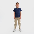 Джинсы для мальчика KAFTAN, размер 28 (86-92 см), цвет бежевый - фото 2752599