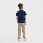 Джинсы для мальчика KAFTAN, размер 28 (86-92 см), цвет бежевый - Фото 3