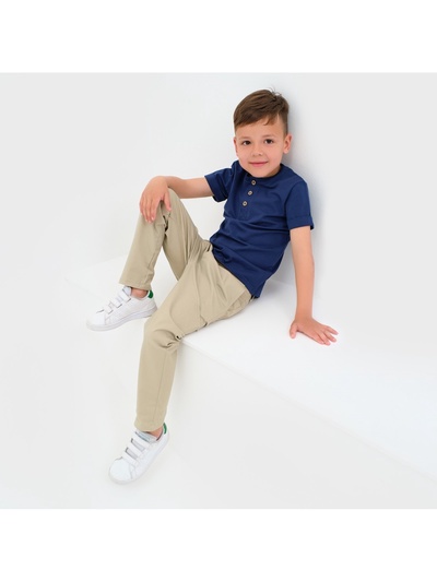 Джинсы для мальчика KAFTAN, бежевые, рост 86-92 см