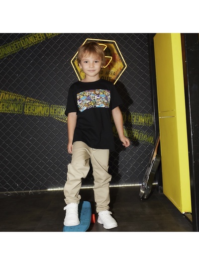 Джинсы для мальчика KAFTAN, бежевые, рост 86-92 см