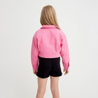 Рубашка для девочки джинсовая, укороченная KAFTAN, размер 30 (98-104 см), цвет розовый - Фото 10
