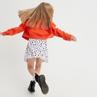 Рубашка для девочки джинсовая, укороченная KAFTAN, размер 30 (98-104 см), цвет оранжевый - Фото 3