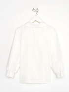 Рубашка для девочки KAFTAN с розовым бантом, белая, размер 36 (134-140 см) - Фото 14