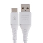 Кабель Smartbuy iK-3112ERG, Type-C - USB, 2 А, 1 м, силикон, передача данных/зарядка, белый - фото 51456084 Кабель Smartbuy iK-3112ERG, Type-C - USB, 2 А, 1 м, силикон, передача данных/зарядка, белый - фото 51456084