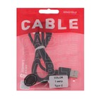Кабель Smartbuy iK-3112, Type-C - USB, 1 м, черный - фото 51456091 Кабель Smartbuy iK-3112, Type-C - USB, 1 м, черный - фото 51456091