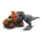 Набор игровой Nikko Snap'n Play «Серый тираннозавр vs Военный разведчик», с динозавром - фото 300223080