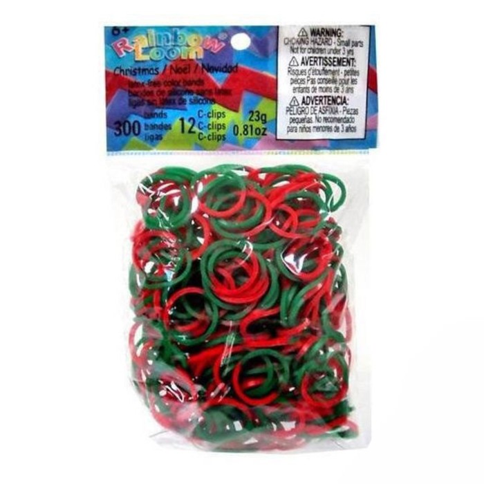 Резиночки для плетения браслетов RAINBOW LOOM Рождество - Фото 1