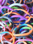 Резиночки для плетения браслетов RAINBOW LOOM, ассорти - фото 32782753