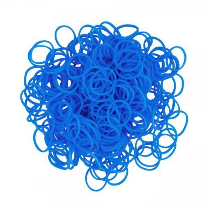 

Резиночки для плетения браслетов RAINBOW LOOM Неон, голубые
