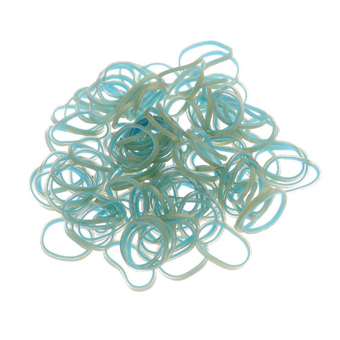 Резиночки для плетения браслетов RAINBOW LOOM, Персидская коллекция, голубой