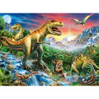Пазл Ravensburger «У динозавров», 100 элементов - фото 110052359
