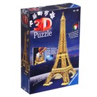 3D-пазл «Ночная Эйфелева башня», 216 элементов - фото 9837642