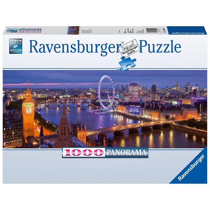 Пазл Ravensburger «Лондон в ночи», 1000 элементов - Фото 1