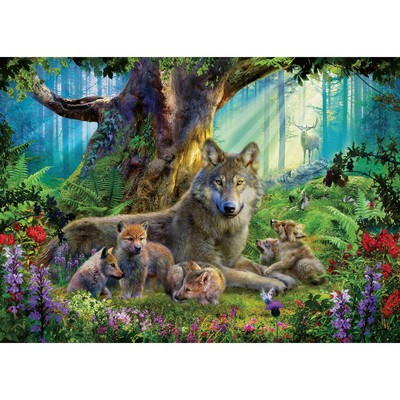 Пазл Ravensburger «Волки в лесу», 1000 элементов
