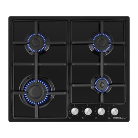 {{photo.Alt || photo.Description || 'Варочная поверхность HOMSair HGE643BK, газовая, 4 конфорки, чёрная'}}