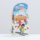 Подарочная коробка "Зайчик на лыжах", 16,5 х 8,6 х 27 см, 1 шт. - Фото 2